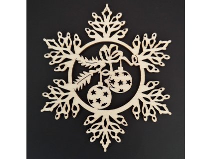 Dřevěná ozdoba vánoční