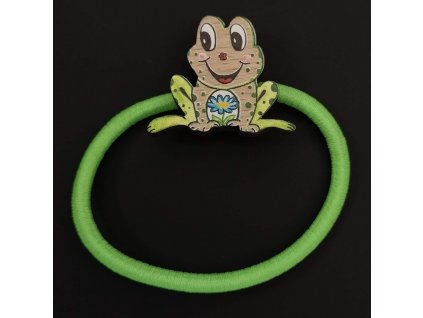 Rubber band frog