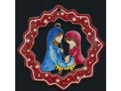 Dřevěná ozdoba vánoční