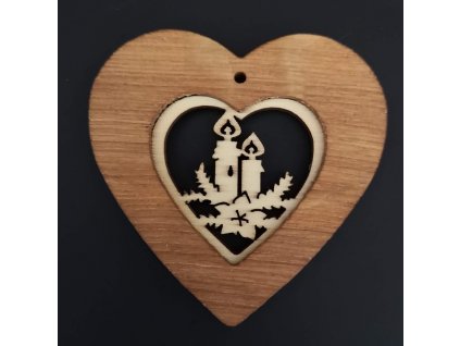 Dřevěná ozdoba vánoční