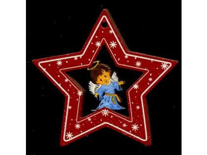 Dřevěná ozdoba vánoční