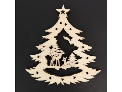 Dřevěná ozdoba vánoční