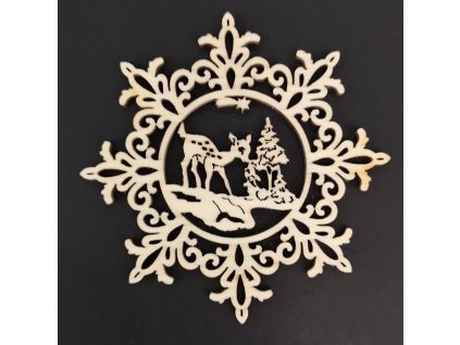 Dřevěná ozdoba vánoční