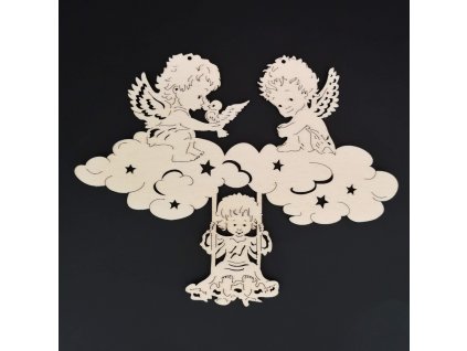 Dřevěná ozdoba vánoční