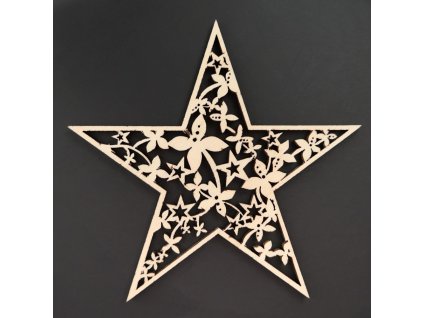 Dřevěná ozdoba vánoční