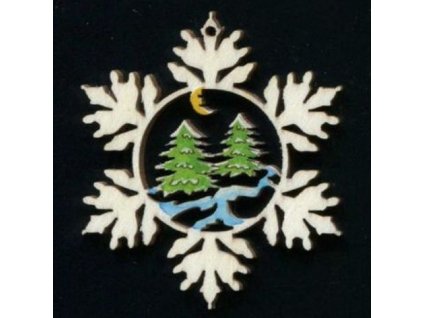 Dřevěná ozdoba vánoční