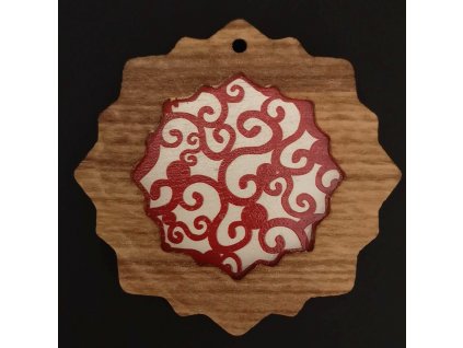 Dřevěná ozdoba vánoční