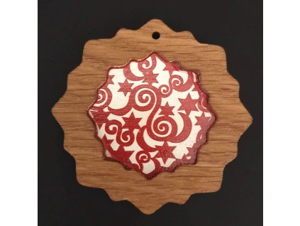 Dřevěná ozdoba vánoční