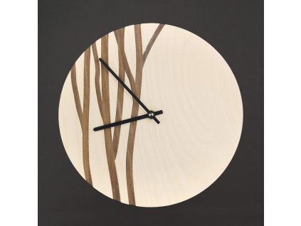 Dřevěné hodiny nástěnné