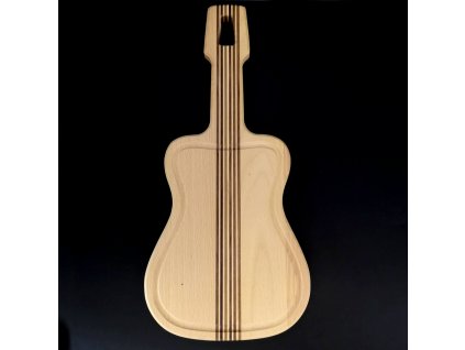 dřevěné prkénko kytara