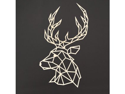 dřevěná dekorace jelen