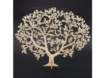 895 dreveny 3d strom prirodni 46 cm