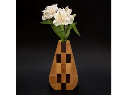dřevěná váza
