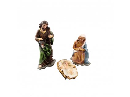 Figurky do betlémů - Svatá rodina 8 cm
