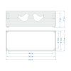 10098 2 dreveny obal s truhlikem s ptacky 52x21 5x17cm cesky vyrobek