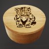 dřevěná krabička kočka