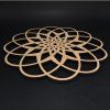 1174 drevene prostirani kulate mandala masivni drevo prumer 33 cm