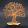 Standing wooden tree, solid wood, height 19 cm