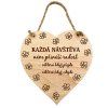 1681 drevene srdce s textem kazda navsteva masivni drevo 16 x 15 cm