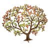 Wooden 3D tree in autumn colors, width 24 cm, thickness 3 mm