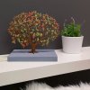 Wooden 3D tree in autumn colors, width 24 cm, thickness 3 mm