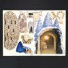 2167 dreveny skladaci betlem 3d 20 cm