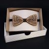2194 dreveny motylek k obleku spirala 11 cm