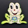 Magnet žába 6 cm, buk masiv, chráněná dílna AMADEA