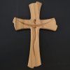 Dřevěný kříž 20 cm, buk masiv, chráněná dílna AMADEA