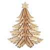 Dřevěný 3D stromek, výška 20 cm