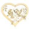 2881 drevena ozdoba srdce s ptacky 14 cm