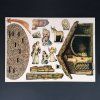 3694 2 dreveny skladaci betlem 3d 14 cm