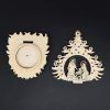 3841 2 dreveny svicen betlem ve stromku 11 cm