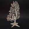 Dřevěný 3D strom s dětmi, přírodní, výška 22 cm