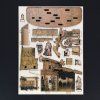 3967 dreveny skladaci betlem 3d 6 cm
