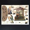 4084 dreveny skladaci betlem 3d 18 cm