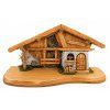 Wooden nativity scene WITHOUT FIGURES 45 cm