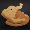 Dřevěné puzzle slon