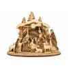 Klappkrippe aus Holz Sepia 3D 20 cm