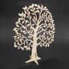 Dřevěný 3D strom, přírodní, výška 23 cm