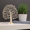 Dřevěný 3D strom, přírodní, výška 23 cm