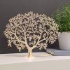 5440 3 dreveny 3d strom prirodni 20 x 24 cm