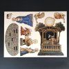 5458 2 dreveny skladaci betlem 3d 18 cm
