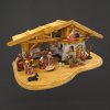 Dřevěný betlém (bez figurek) 54 cm