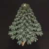 Dřevěný 3D stromek zelený 10 cm