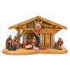 Drevený betlehem s figúrkami 44 cm