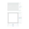 8091 7 dreveny obal s kvetinacem 33x33x24cm cesky vyrobek