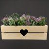 8280 3 dreveny obal na truhlik se srdcem 52x21 5x17cm cesky vyrobek