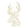 Wooden wall decoration Deer 21 cm Czech product