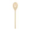 Dřevěná vařečka s obličejem, masivní dřevo, přírodní, 30 cm